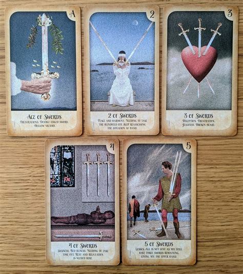 Enchanted divination cards